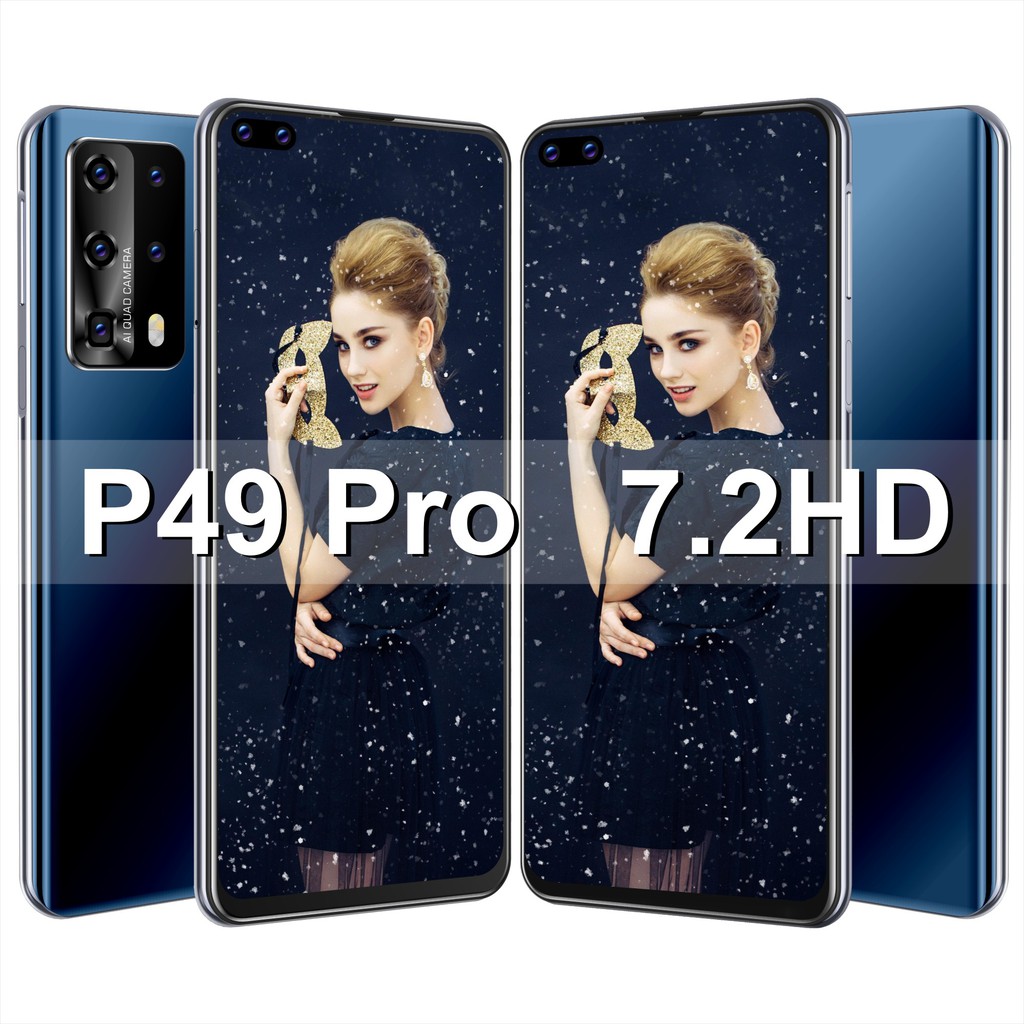 efly P49 Pro 7.2 inch Màn hình Super AMOLED Điện thoại thông minh 12GB + 512GB 48MP phía sau Camera UD Factory Mobile