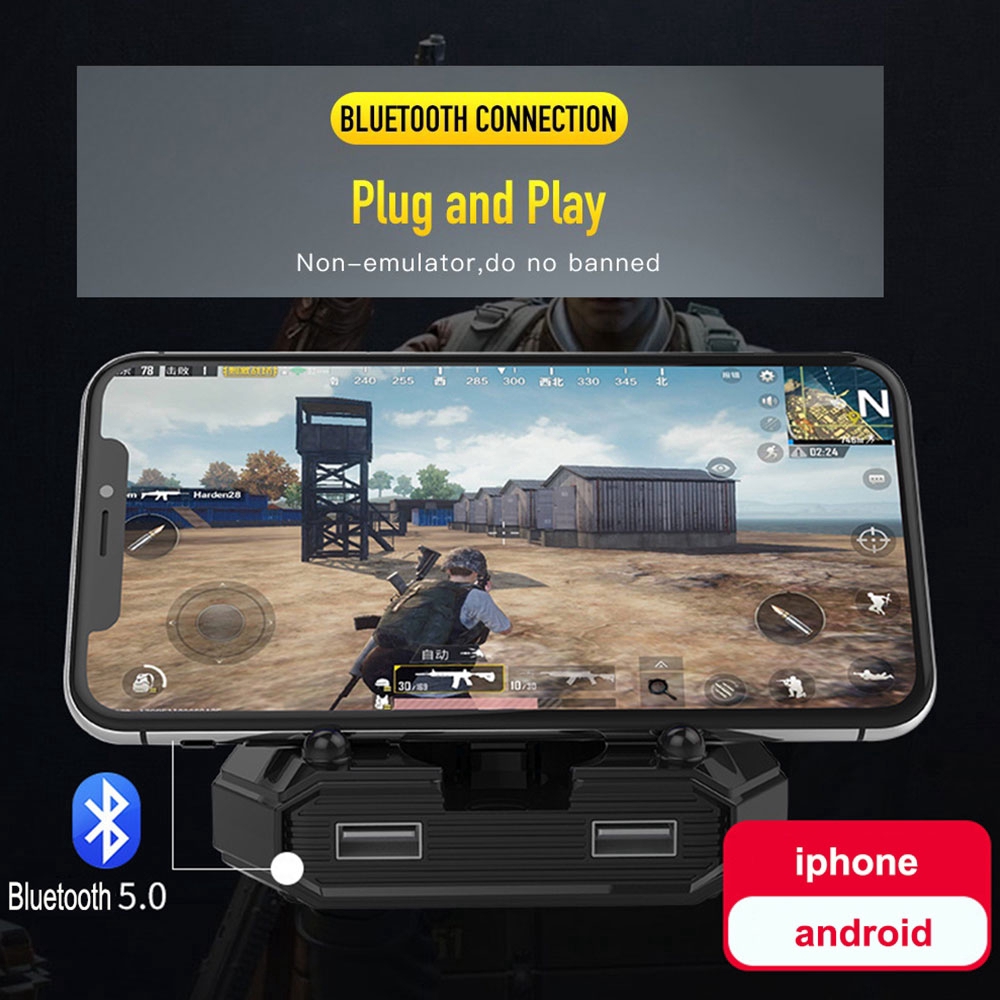 Bộ Điều Khiển Chơi Game Kết Nối Bluetooth 5.0 Cho Điện Thoại Android / Ios