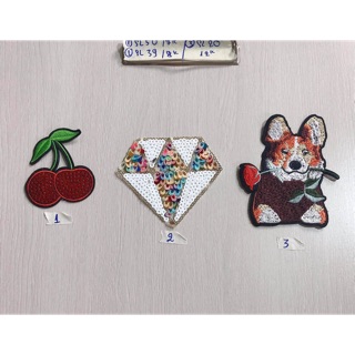 Sticker thêu hình kim sa