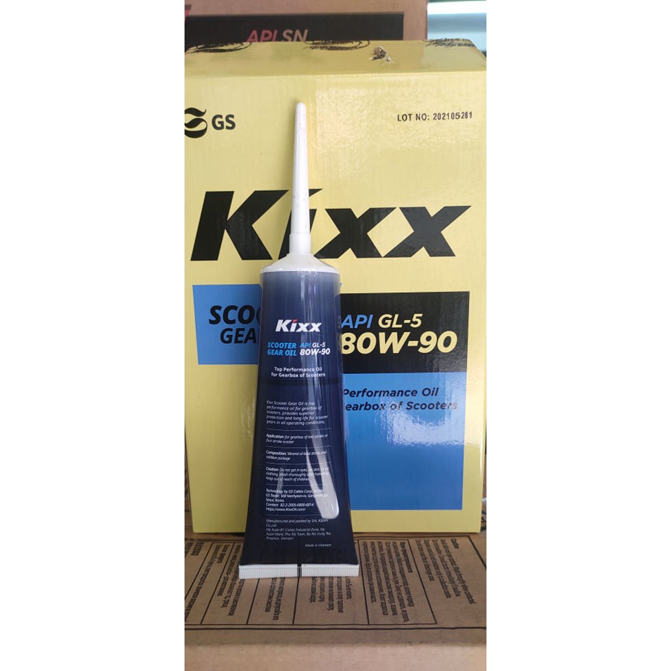 NHỚT LAP - KIXX SCOOTER GEAR OIL - API GL5 - 80W90