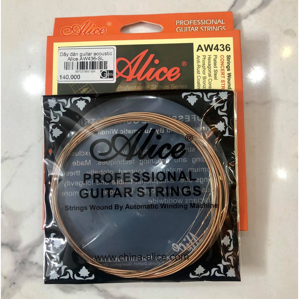 Dây đàn guitar acoustic Alice AW436-SL