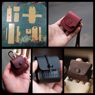 4 mẫu rập dùng làm bao da airpods leather pattern, dụng cụ làm da handmade