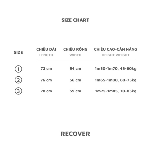 Áo thun RECOVER Basic 1.0