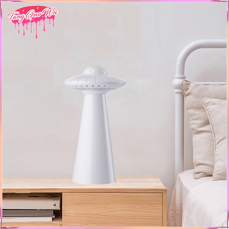 Đèn Led Để Bàn Hình Đĩa Bay Ufo Không Dây Sạc Usb Xoay 360 Độ 3 Chế Độ Sáng Điều Chỉnh Được