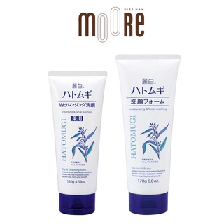 Sữa rửa mặt Hatomugi Naturie Cleansing & Facial Washing Trắng