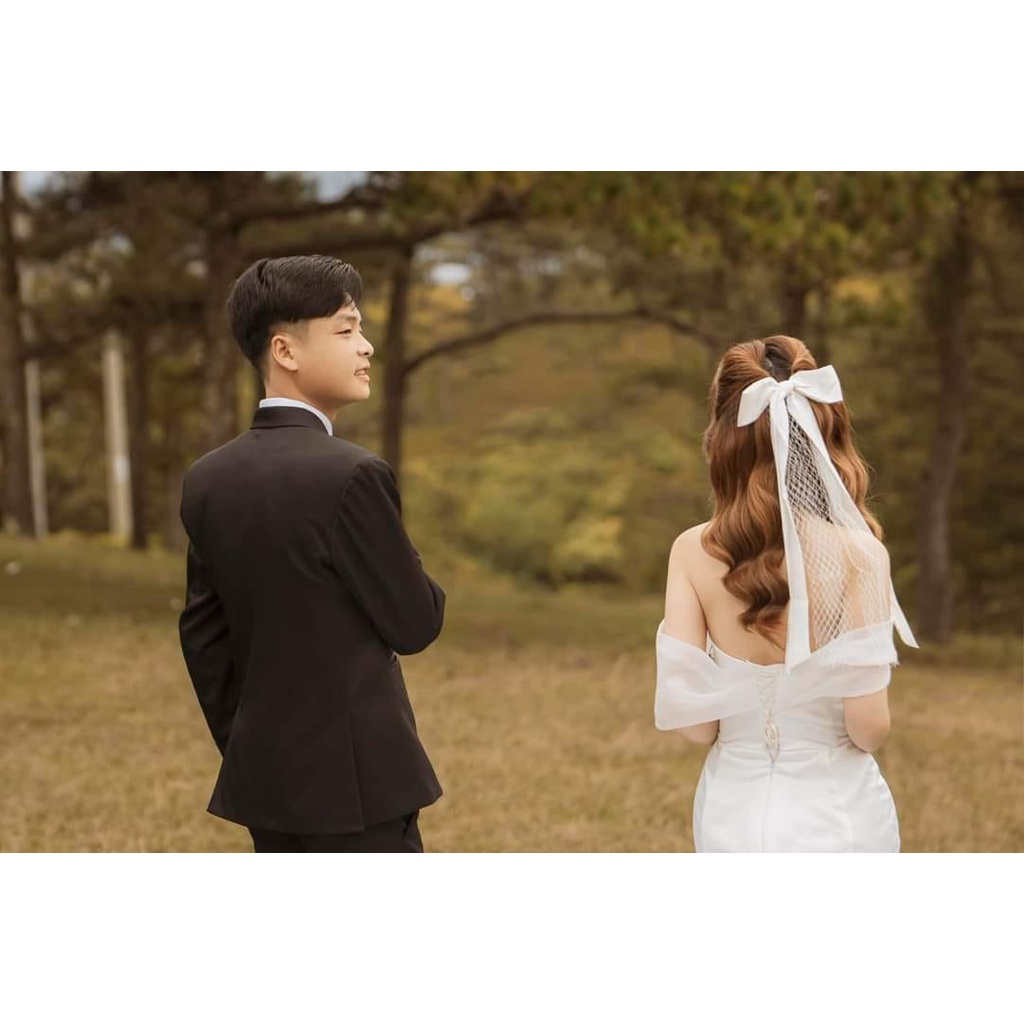 Kẹp nơ lưới nhẹ nhàng cực xinh