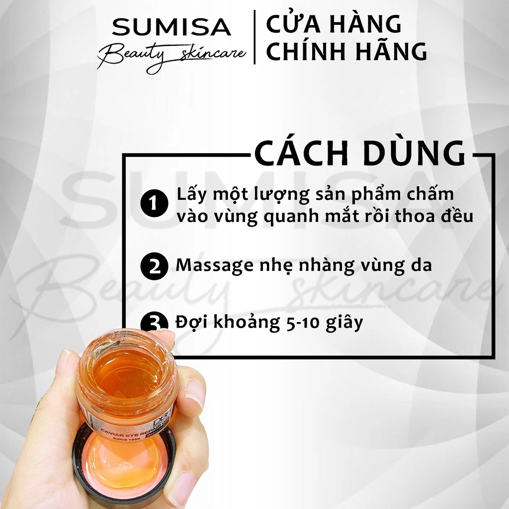 Kem DBH Caviar Eye Repair Gel chống lão hóa giảm nếp nhăn quanh mắt