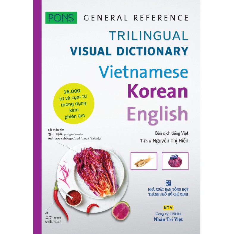 Sách - Từ điển việt -hàn-anh ( visual dictionary , vietnamese korean english )