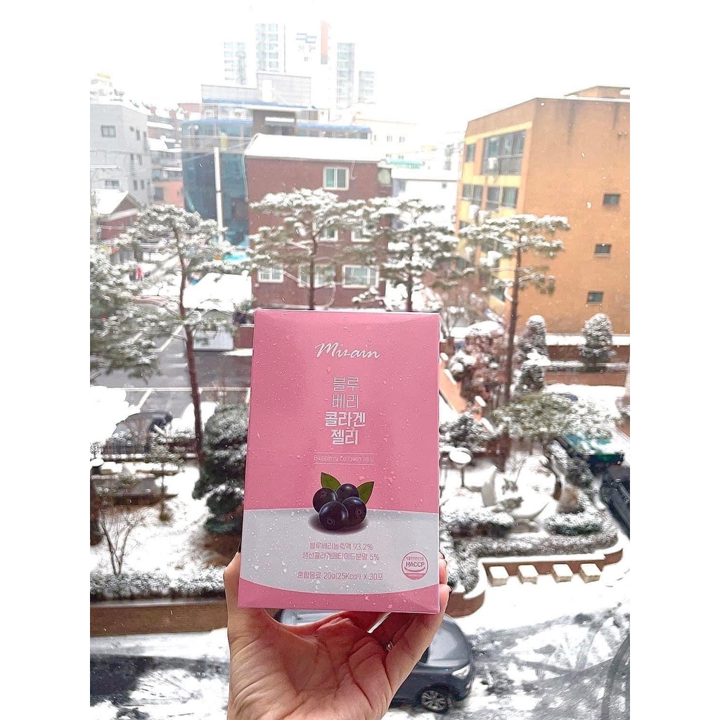 Thạch Trắng Da Nội Địa Hàn Mizain Blueberry Collagen Jelly