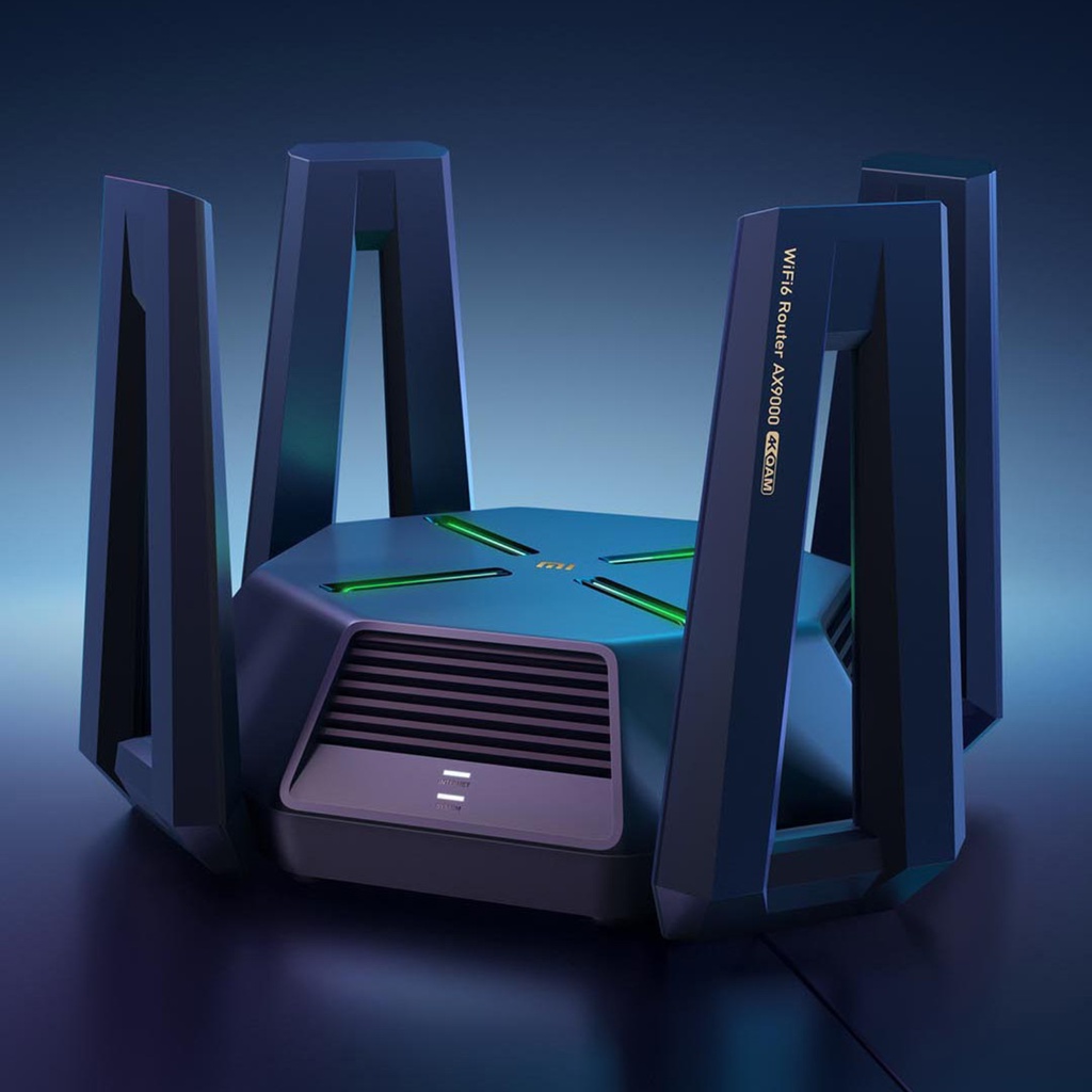 Xiaomi AIoT AX9000 Phát Wifi 6 3 Băng Tần Phiên Bảng Gaming Quad-Core CPU 1GB RAM 4K QAM