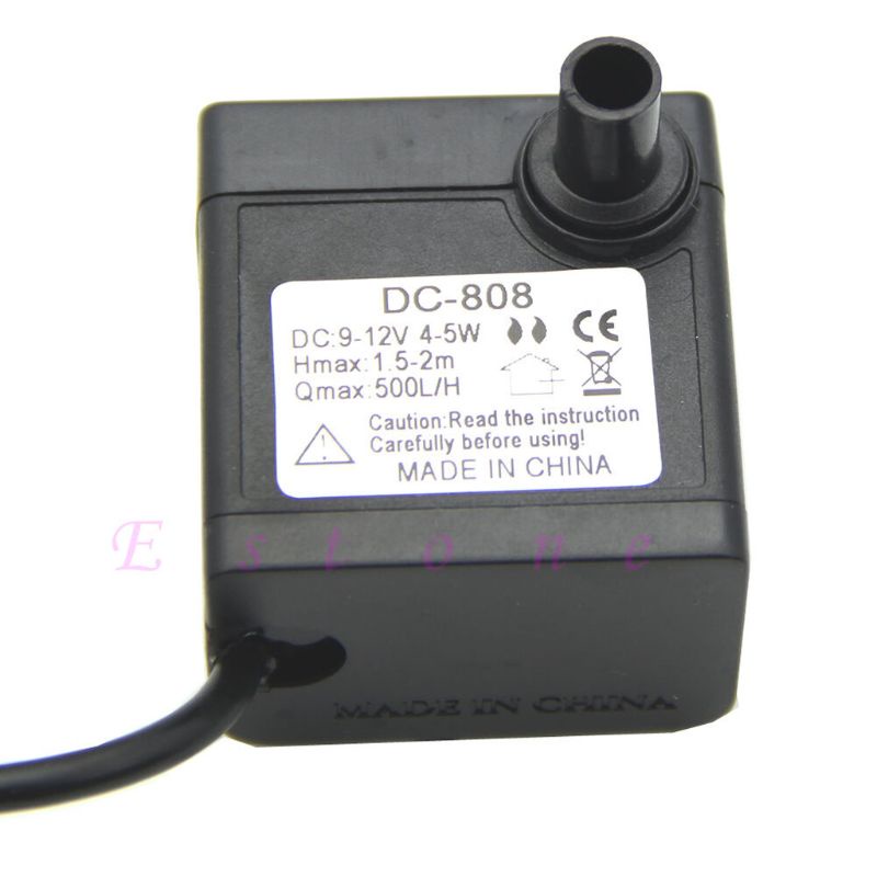 1 máy bơm nước DC 9-12V 4-5W cho hồ cá