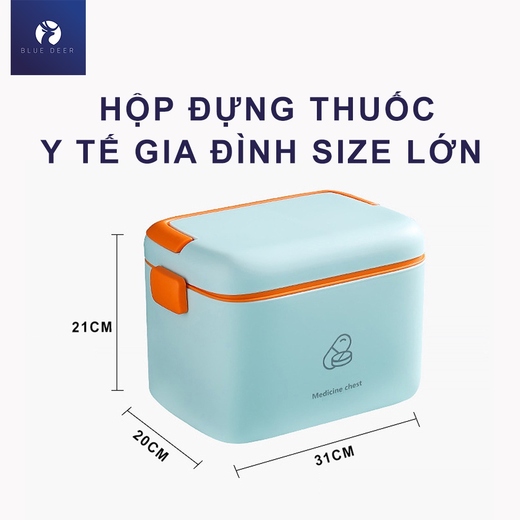 Hộp thuốc gia đình hộp thuốc gia đình - hộp bảo quản thuốc hộp y tế khẩn cấp lớn