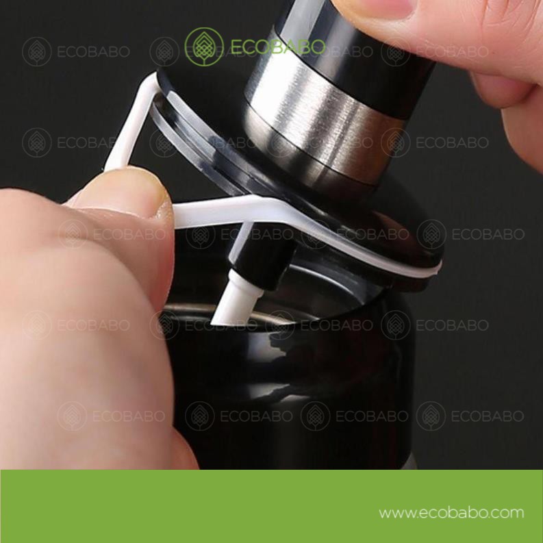 Hũ đựng gia vị kèm muỗng - Lọ đựng gia Vị tiện ích - trang trí cho nhà nếp - ECOBABO