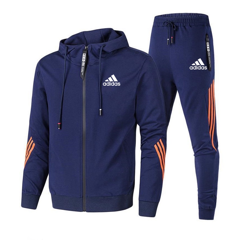 Mới Set Đồ Thể Thao Adidas Gồm Áo Hoodie + Quần Năng Động Thời Trang Cho Nam