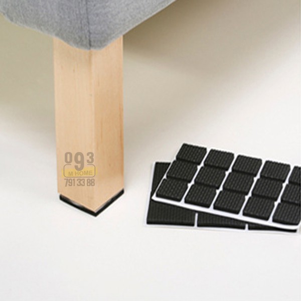 Combo 2 Miếng Dán Cao Su Lót Sàn Chống Trầy 15x10 cm