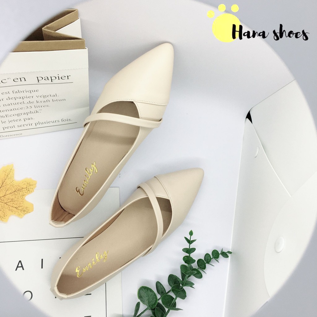 Giày bệt búp bê nữ đính nơ xinh xắn siêu bền B9 | BigBuy360 - bigbuy360.vn