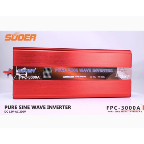 Bộ Đổi Điện SUOER SIn Chuẩn 12V lên 220V chính hãng