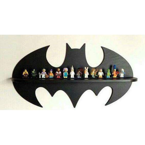 KỆ TREO TƯỜNG BATMAN (Kèm 5 móc vintage đẹp)