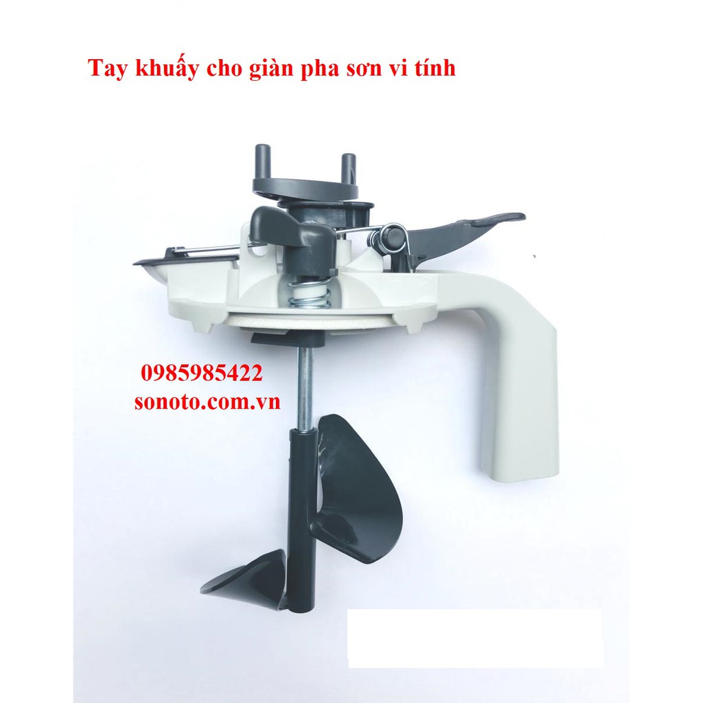 Tay khuấy 1 Lít 2.5 Lít 3.75 Lít 4 Lít cho hộp sơn - tay rót giữ hộp sơn - giàn pha sơn vi tính ( Sơn oto xe máy )