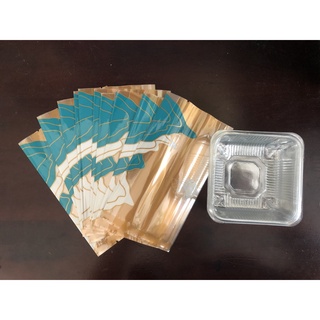 Sét 10 khay túi 9*9*3.5cm các mẫu