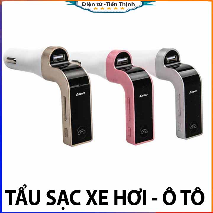 Tẩu Car G7 Sạc, nghe nhạc Bluetooth trên ô tô