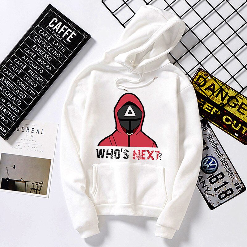 [Nhiều Mẫu Đẹp] Áo Nỉ Bông Squid Game Hoodie tay dài ấm áp cặp đôi Aomivn gia đình trẻ em full size Trò Chơi Con Mực