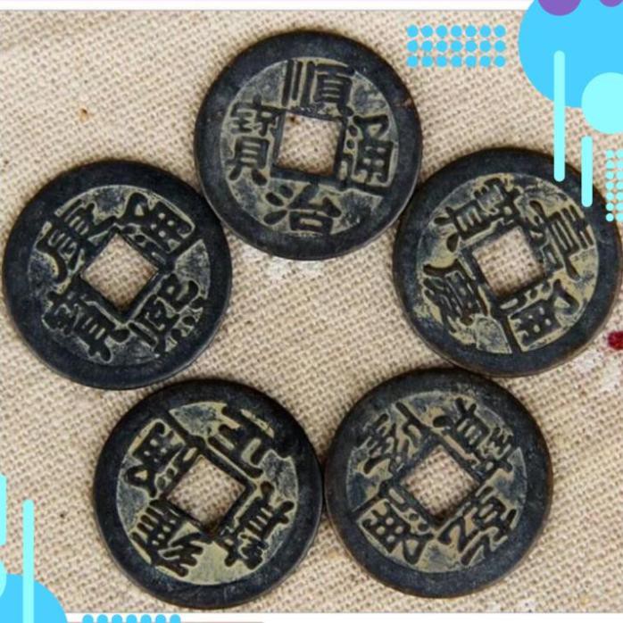 ❤️Deal Sốc❤️ 🔥 Phí Ship chỉ 20k 🔥Tiền Xu Cổ (Bộ 5 đồng) - Tiền Xu Ngũ Đế 206567