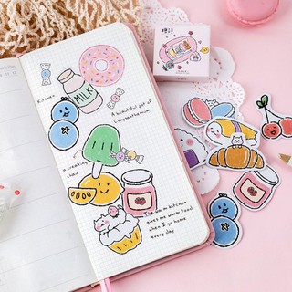 Set 45 sticker đồ ăn