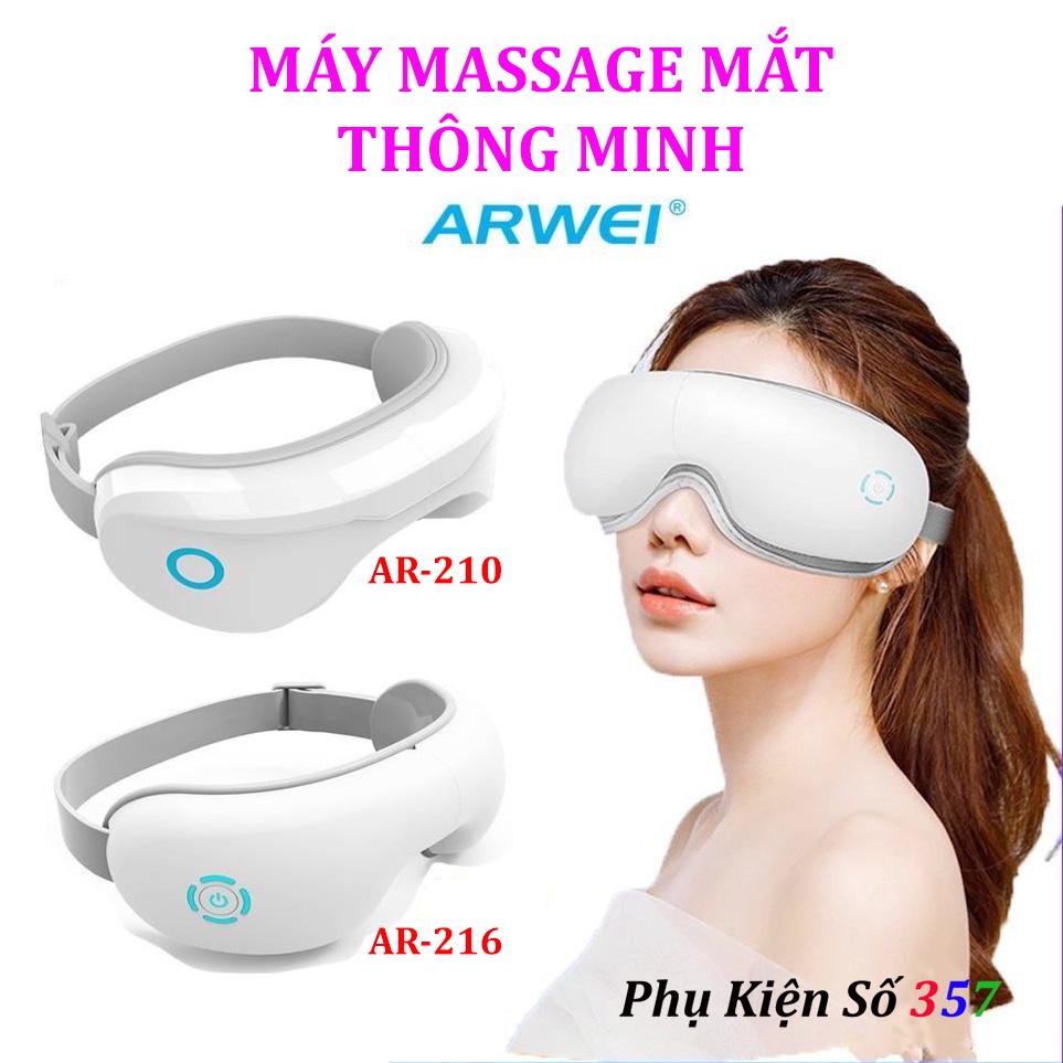 Máy massage mắt thông minh thế hệ mới, thư giãn, giảm đau nhức, quầng thâm