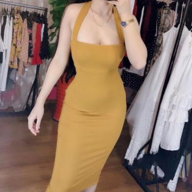 Đầm body hở ngực sexy