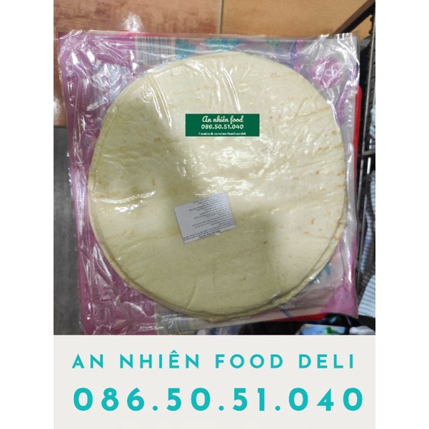 Bánh Cuộn Tortilla Vỏ Bánh Ngô Wraps Goldahren Size XXL 12 Stiick