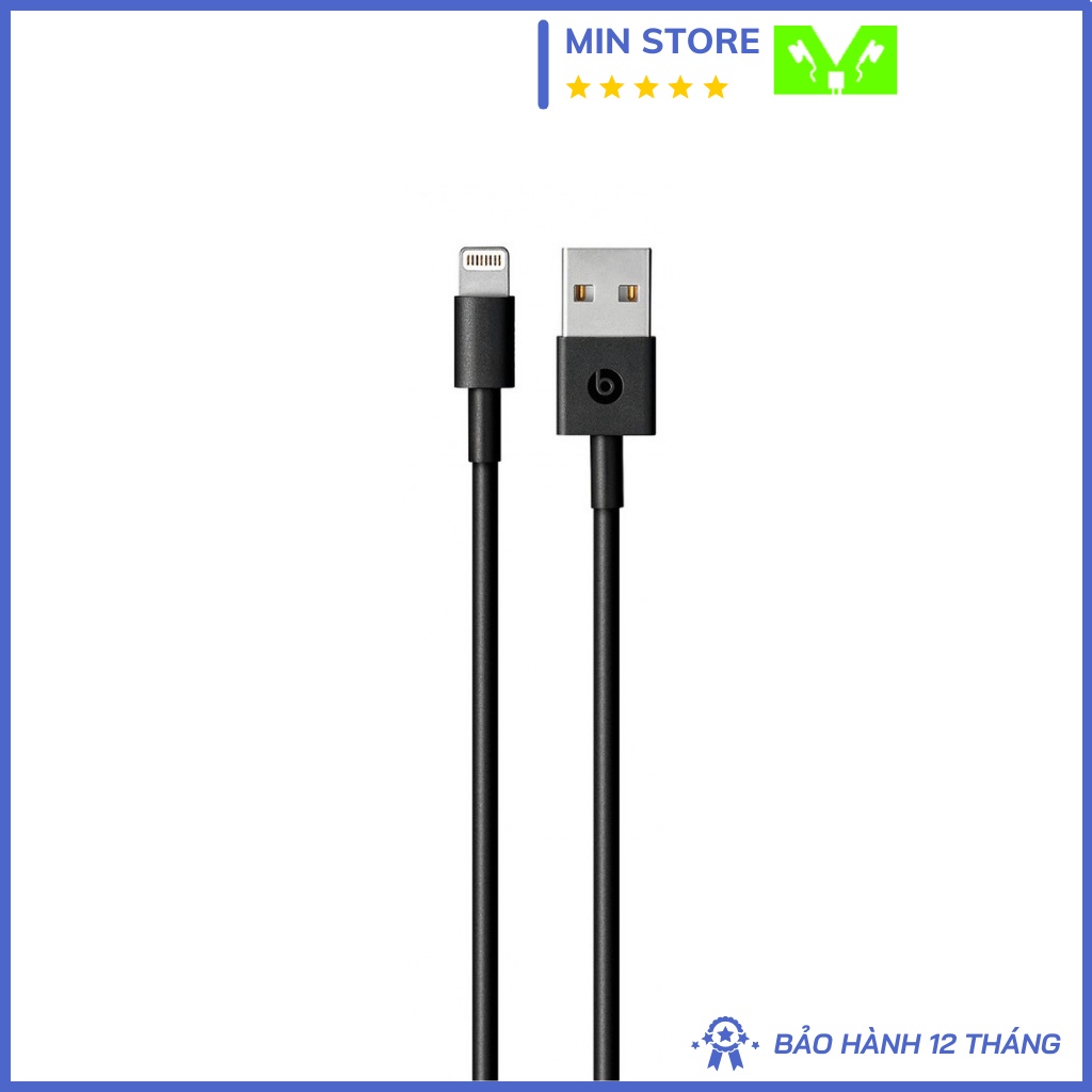 Cáp sạc iphone, dây sạc iphone chính hãng USB to Lightning 20cm by Beats chuẩn MFi