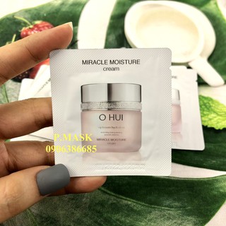 Gói Kem Dưỡng Ẩm Chuyên Sâu OHUI Miracle Moisture Cream 1ml/gói - Kem Dưỡng OHUI Hồng