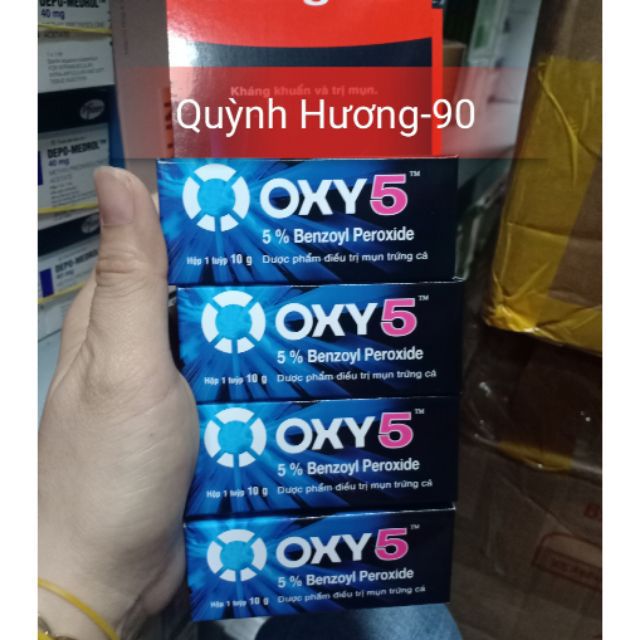 Kem bôi OXY 5 - Giảm mụn sưng đỏ