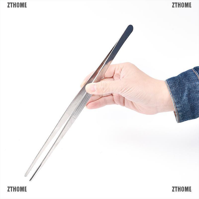 Nhíp dài thép không gỉ đầu dụng cụ nấu ăn B 'zthome