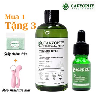 Combo Toner và Serum Caryophy