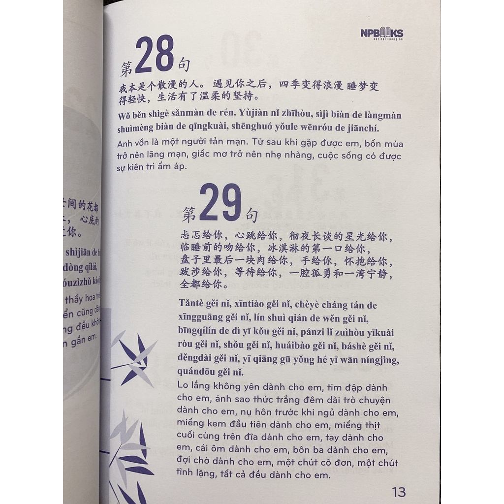 Sách-Combo:Bí kíp thả thính song ngữ trung Việt+101 thông điệp thay đổi cuộc đời phụ nữ
