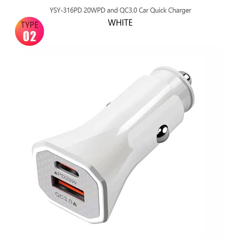 Tẩu Sạc Nhanh USB PD QC 3.0 38W Cho Samsung Note 20