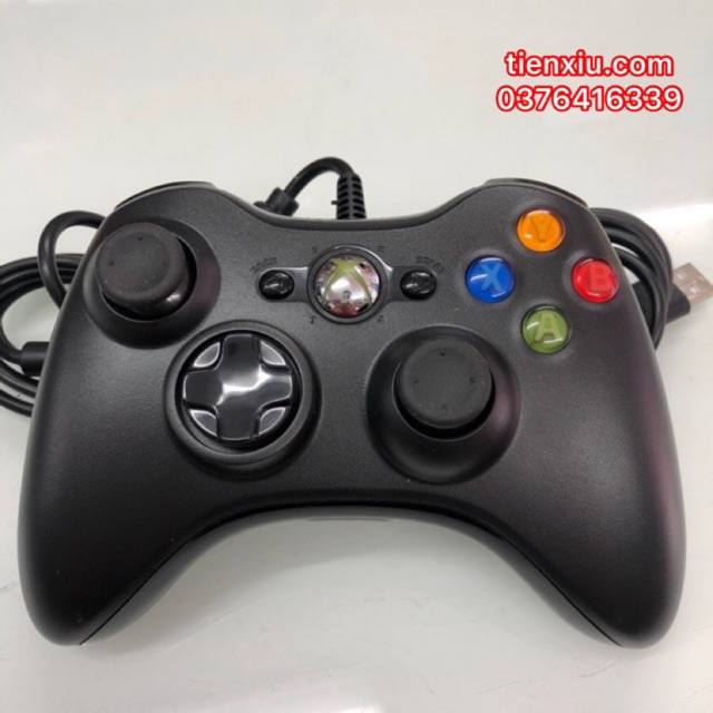 tay cầm Xbox360 XBOX 360 xbox 360 có dây remake cho pc laptop tặng 2 núm