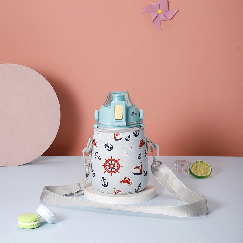 ONLY HOUSE Bộ Cốc Uống Nước In Hoạt Hình Dễ Thương Cho Bé