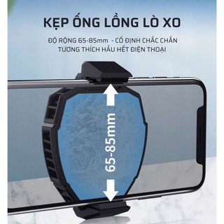 Quạt tản nhiệt điện thoại MEMO DL05 - DL06, làm mát bằng sò lạnh, có màn hình hiển thị nhiệt độ