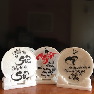 THƯ PHÁP TRÊN ĐÁ - QUÀ "NGÀY NHÀ GIÁO 20/11"