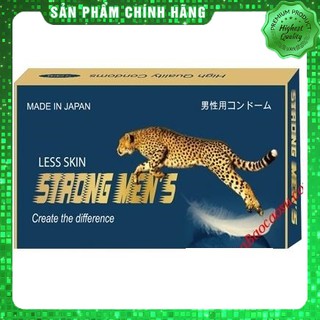 Bao cao su siêu mỏng kéo dài thời gian 12 chiếc Strongmen Nhật Bản