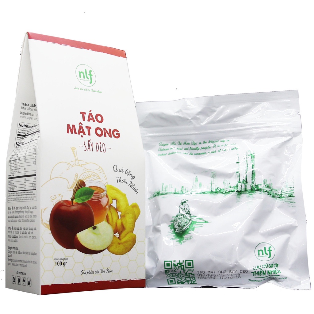 Táo mật ong sấy dẻo ứng dụng công nghệ sấy hồng ngoại Hàn Quốc