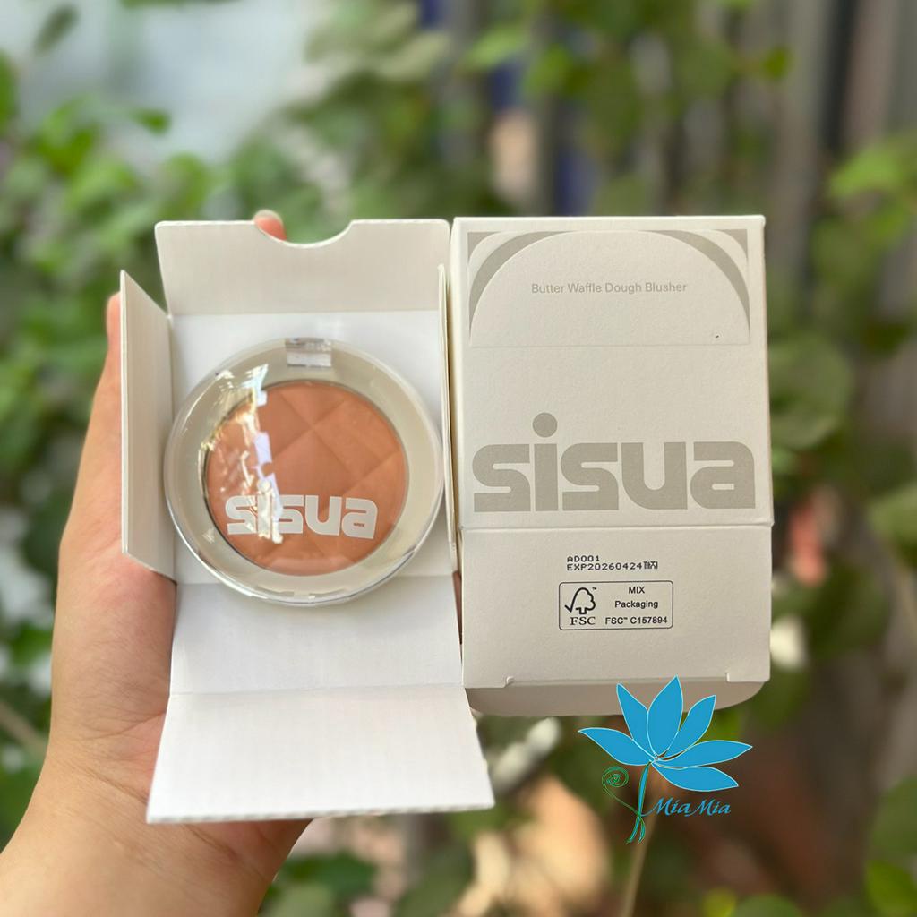 Má Hồng UNLEASHIA Nén Jelly SISUA Butter Waffle Dough Blusher 8g Màu N02 Apricot Sherbet Mơ Chín Cam Đào CHÍNH HÃNG