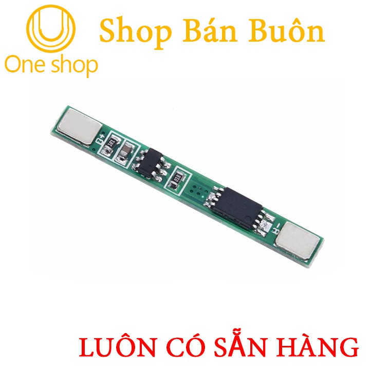 Module Bảo Vệ Quá Dòng Quá Áp Pin 18650 3.7V 3A 1S