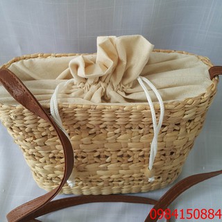 Túi lục bình đan hoa thị phối ruybang
