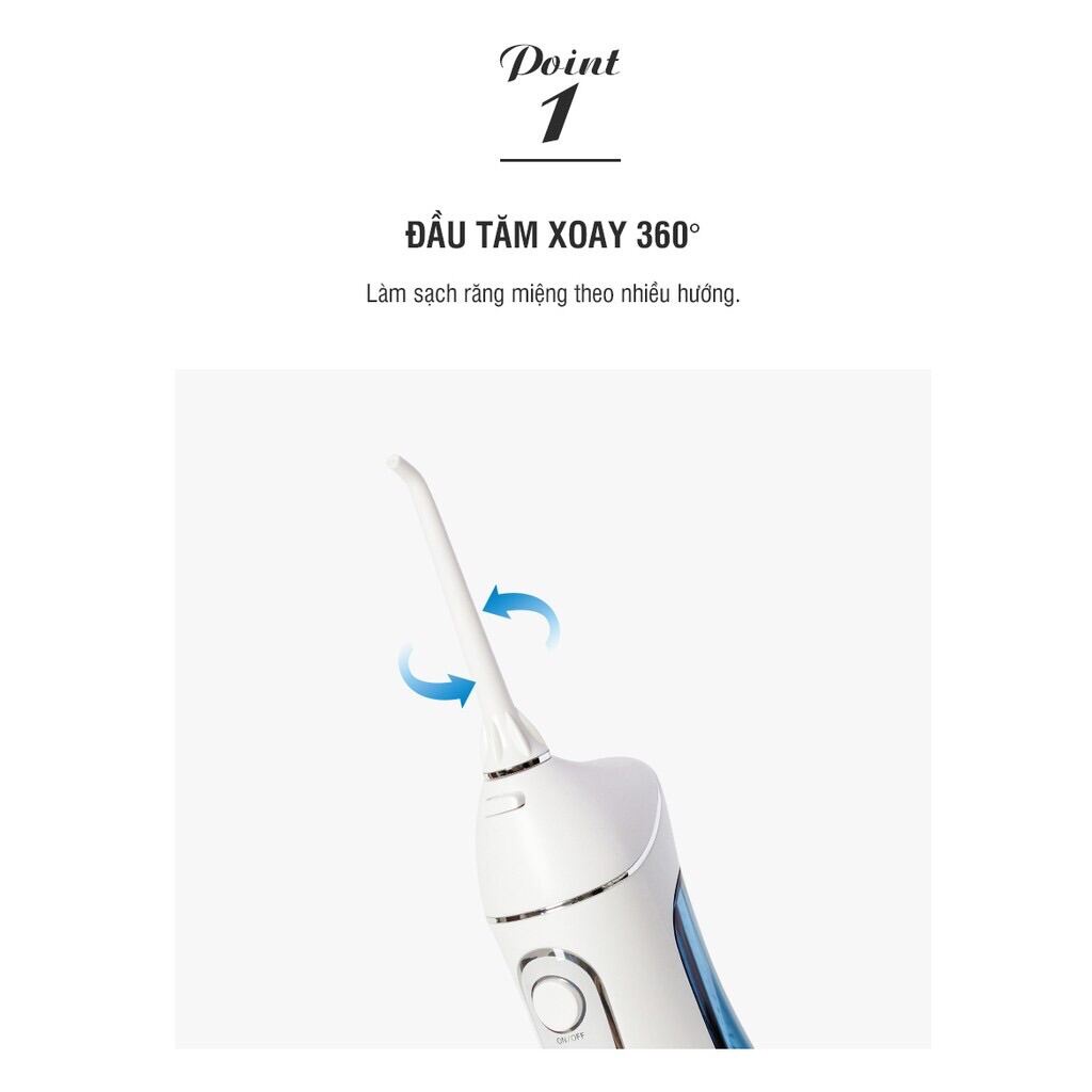 Máy tăm nước không dây Lock&Lock ENR156BLU Cordless Oral Irrigator 200ml Màu xanh