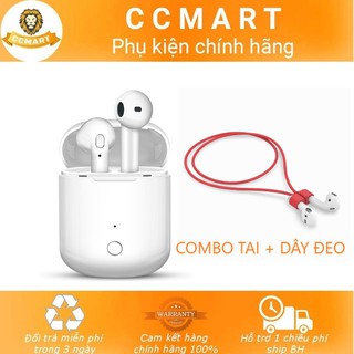 Combo Tai nghe Bluetoth i8s + dây đeo silicon ( Nghe nhạc, gọi điện 2 tai)