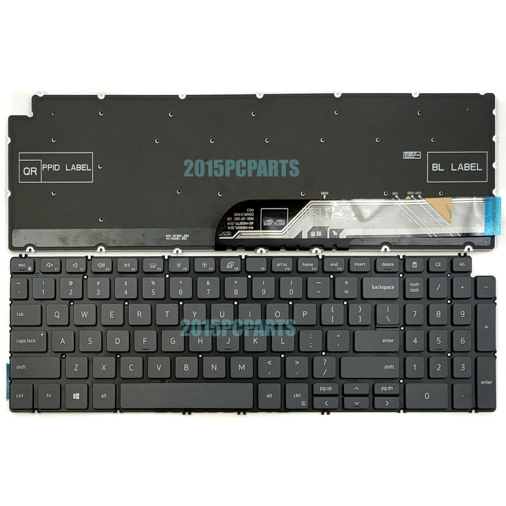 👉 Phím laptop Dell Inspiron 15 7590 5584 5590 5593 5594 5598 Keyboard màu đen không led BẢO HÀNH 6 THÁNG ĐỔI MỚI